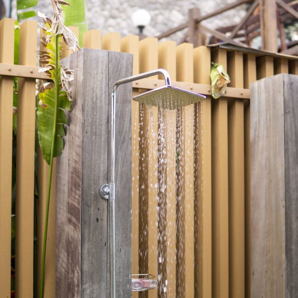 Outdoor Shower Plumbing in Kokomo